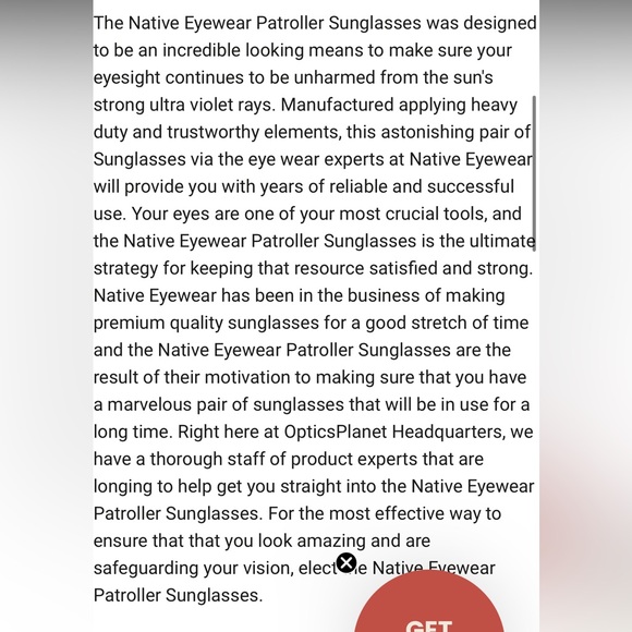 LIKE NEW! NATIVE PATROLLER SUNGLASSES - Picture 10 of 11